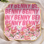 Custom Name Floral Gifts For Women - Personalized Jewelry Dish