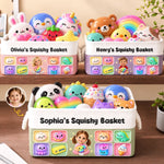 Custom Photo Name Squishy Toy Gifts for Kids - Personalized Storage Basket