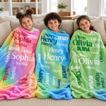 Custom Blanket - Personalized Birthday Gifts For Mom, Dad, Brother, Sister - Little Trouble Maker