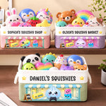 Custom Squishy Shop Gifts for Kids - Personalized Storage Basket
