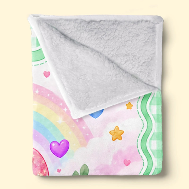 Custom Name Cute Dumpling Squishy Gifts For Kids - Personalized Blanket