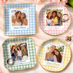 Custom Photo Friendship Gifts For Besties, Sisters - Personalized Jewelry Dish