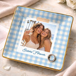 Custom Photo Friendship Gifts For Besties, Sisters - Personalized Jewelry Dish