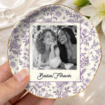 Custom Photo Bestie Gifts For Friends - Personalized Jewelry Dish