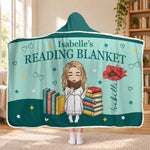 Custom Reading Blanket Gifts For Book Lovers - Personalized Wearable Blanket Hoodie