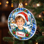 Custom Photo Christmas Gifts for Kids - Personalized Acrylic Ornament