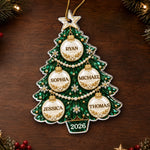 Custom Name Christmas Family Gifts - Personalized Acrylic Ornament