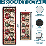 Custom Name Christmas Family Gifts - Personalized Runner Rug