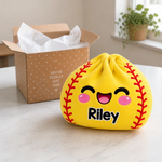 Custom Name Kawaii Sports Ball Gifts for Kids - Personalized Shaped Pillow