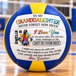 Custom Grandma Love and Encouragement Gifts for Granddaughter - Personalized Volleyball