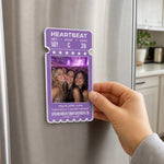 Custom Photo Concert Ticket Keepsake Gifts - Personalized Acrylic Fridge Magnet