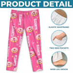 Custom Name Squishy Treat Gifts for Girls - Personalized Pajama Pants