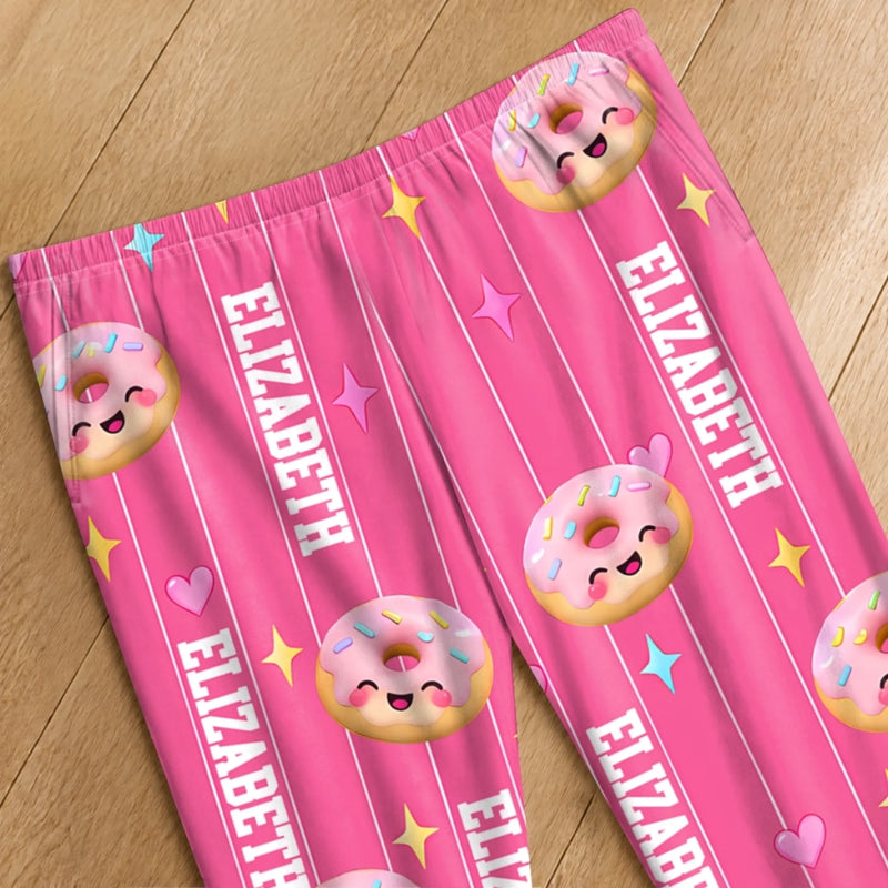 Custom Name Squishy Treat Gifts for Girls - Personalized Pajama Pants