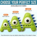 Custom Cute Monster Initial Kids Gifts - Personalized Shaped Pillow