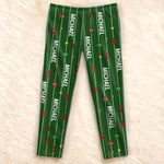 Custom Name Striped Christmas Pajama Gifts for Families - Personalized Pajamas Pants