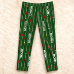 Custom Name Striped Christmas Pajama Gifts for Families - Personalized Pajamas Pants