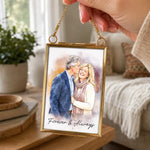 Custom Photo Couple Romantic Gifts - Personalized Frame Ornament