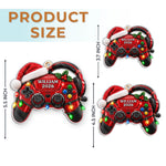 Custom Name Gaming Christmas Gifts for Gamers - Personalized Acrylic Ornament