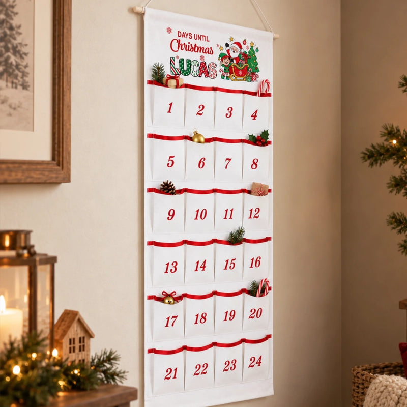 Custom Christmas Countdown Gifts for Kids - Personalized Advent Calendar