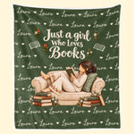 Custom Name Cozy Reading Nook Gifts for Women - Personalized Blanket