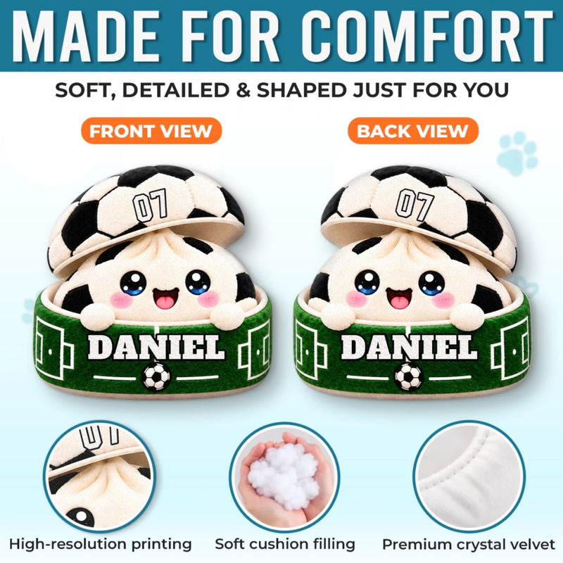 Custom Name Basketball Gifts for Boys, Girls - Personalized Shaped Pillow