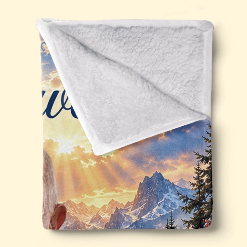 Custom Photo Memorial Sympathy Gifts For Loss Of A Loved One - Personalized Blanket