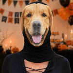 Custom Photo Balaclava Mask - Personalized Halloween Birthday Gifts For Dog Cat Lovers, Dog Dad And Mom, Cat Owners - Pet Monster