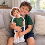 Custom Photo Cartoon Character Gifts for Kids - Personalized Shaped Pillow