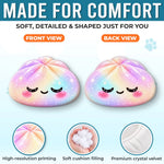 Custom Rainbow Kawaii Squishy Character Gifts For Kids - Personalized Shaped Pillow