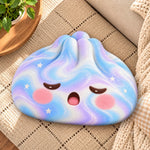 Custom Kawaii Rainbow Cloud Character Decor Gifts For Kids - Personalized Shaped Pillow