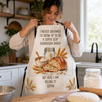 Custom Name Funny Sourdough Baker Gifts - Personalized Apron With Pocket