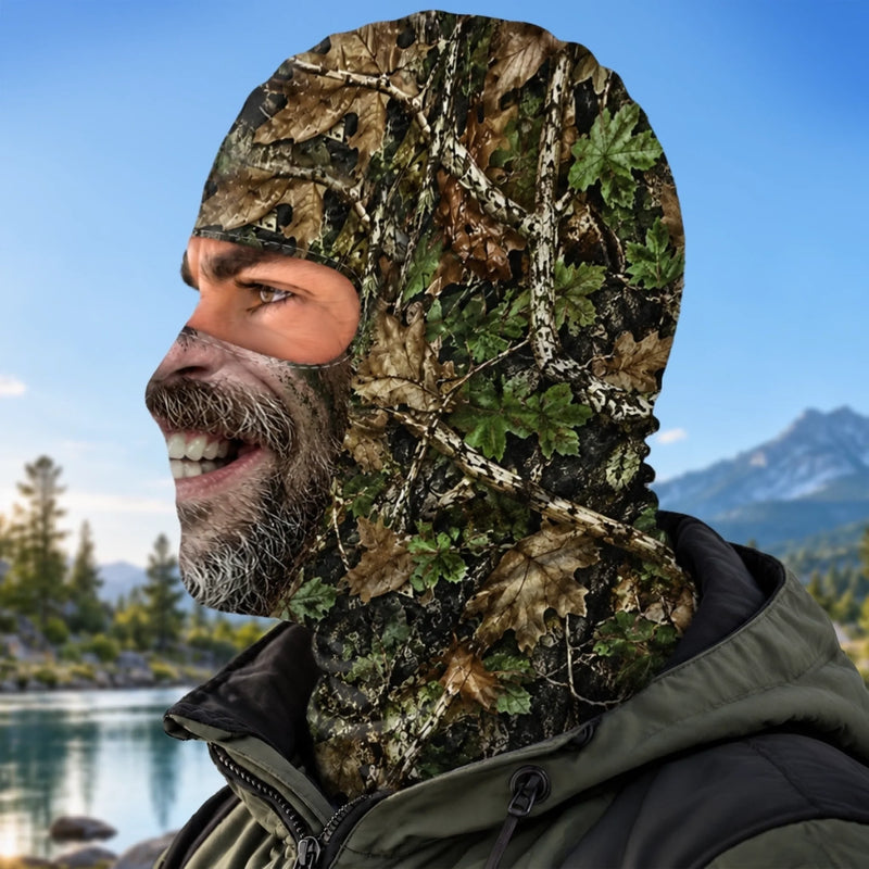 Custom Funny Camouflage Face Hunting Gifts for Men - Personalized Ski Mask