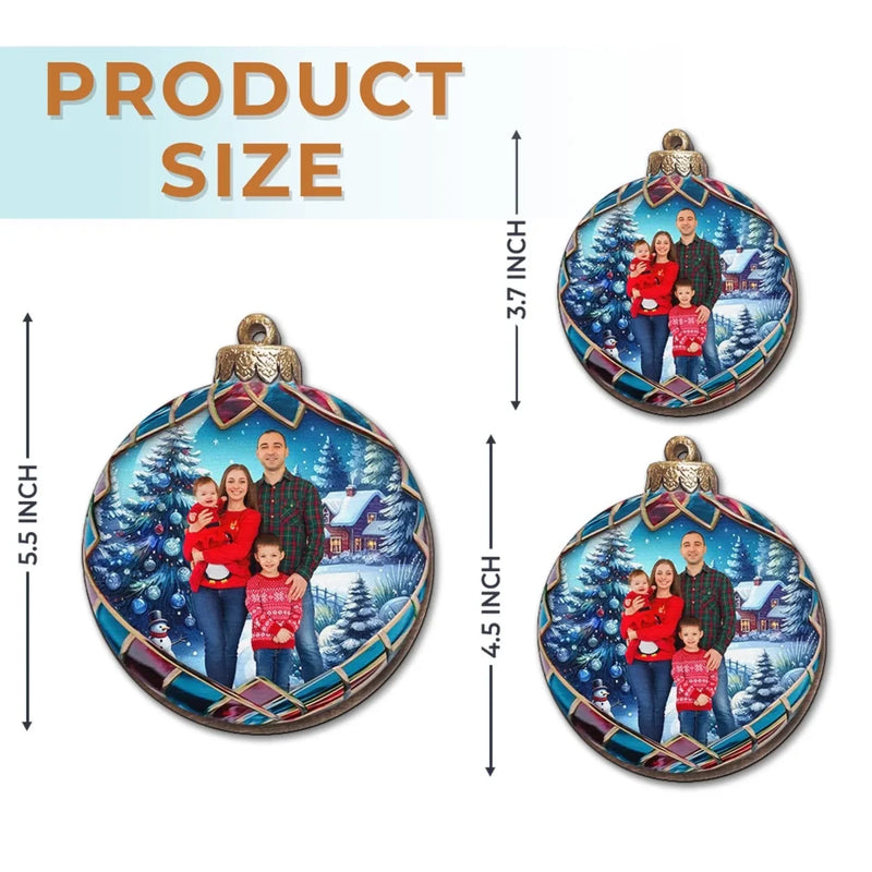 Custom Photo Dog Christmas Gifts For Dog Lovers - Personalized Ornament