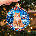Custom Photo Cat Christmas Gifts For Cat Lovers - Personalized Ornament