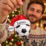 Custom Name Christmas Sports Gifts For Athletes, Sports Fans, Sports Lovers - Personalized Acrylic Ornament