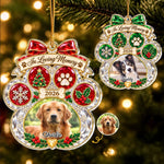 Custom Photo Pet Christmas Memorial Gifts for Dog and Cat Lovers - Personalized Acrylic Ornament