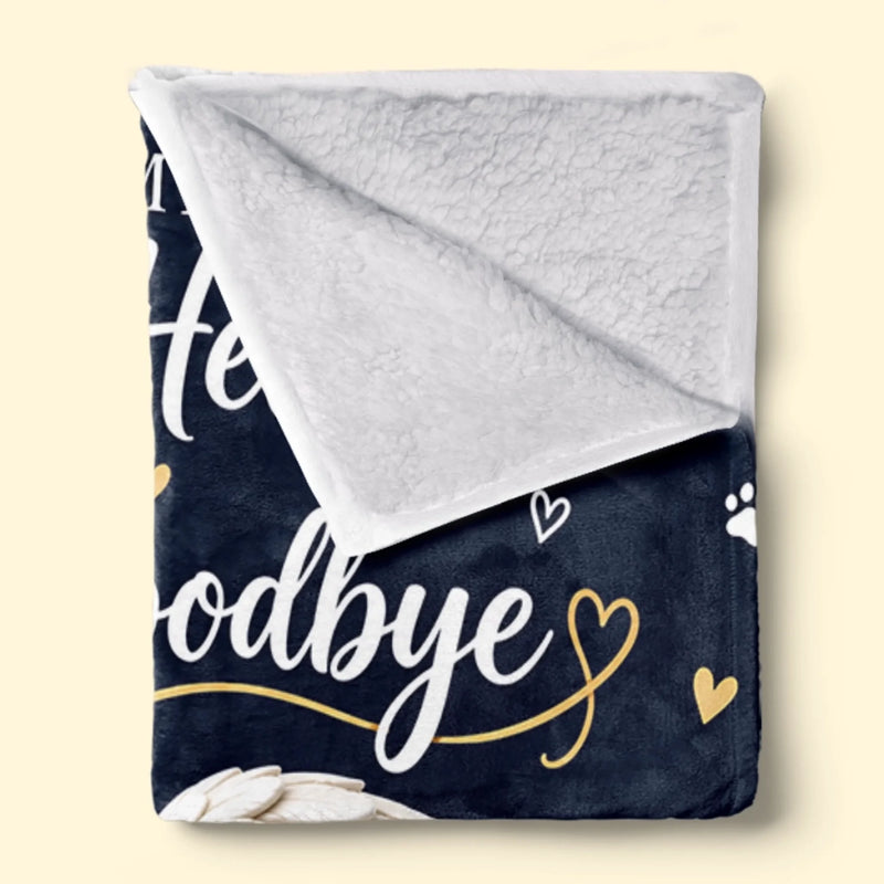 Custom Pet Photo Angel Memorial Gifts - Personalized Blanket