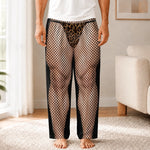 Custom Funny Fishnet Christmas Gifts for Men - Personalized Pajamas Pants
