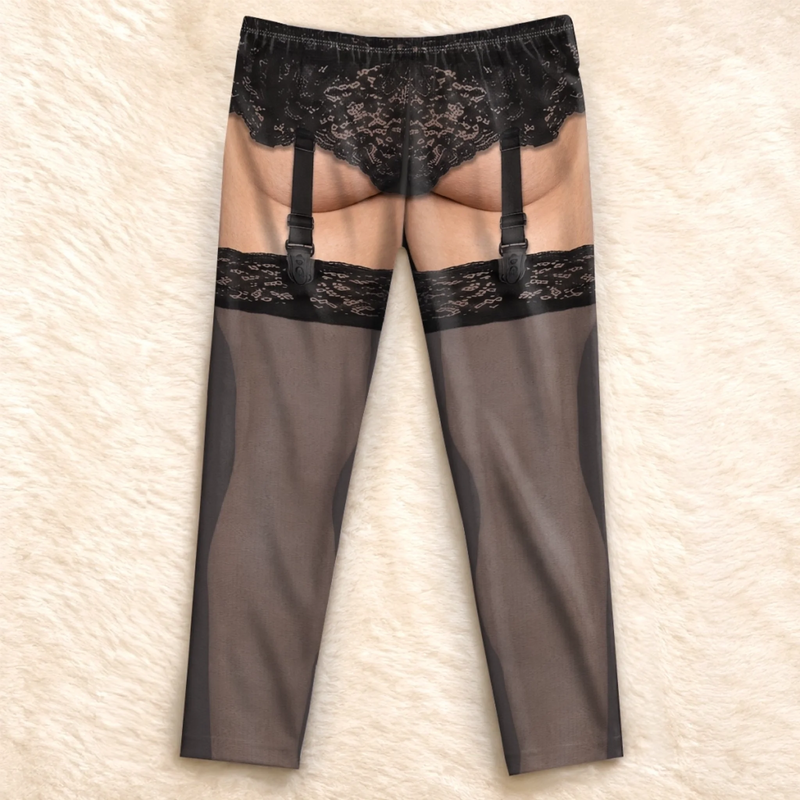 Custom Funny Garter Christmas Gifts for Men - Personalized Pajamas Pants