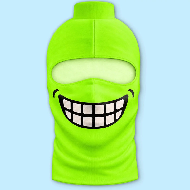 Custom Funny Skiing Face Design For Men, Women - Personalized BlockHead Ski Mask