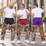Custom Tiger Eagle Tattoo Art Gifts for Men - Personalized Pajamas Pants