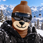 Custom Funny Animal Face Skiing Gifts For Men, Women - Personalized BlockHead Ski Mask