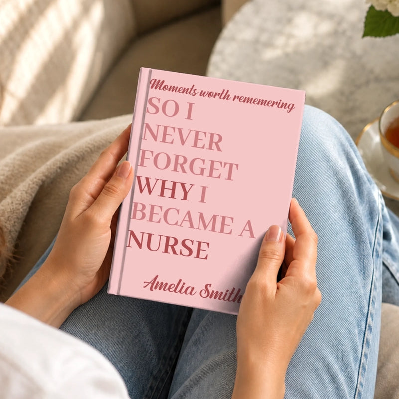 Custom Name Career Motivation Gifts - Personalized Hardcover Journal