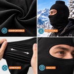 Custom Funny Shark Skiing Gifts For Men, Women - Personalized BlockHead Ski Mask