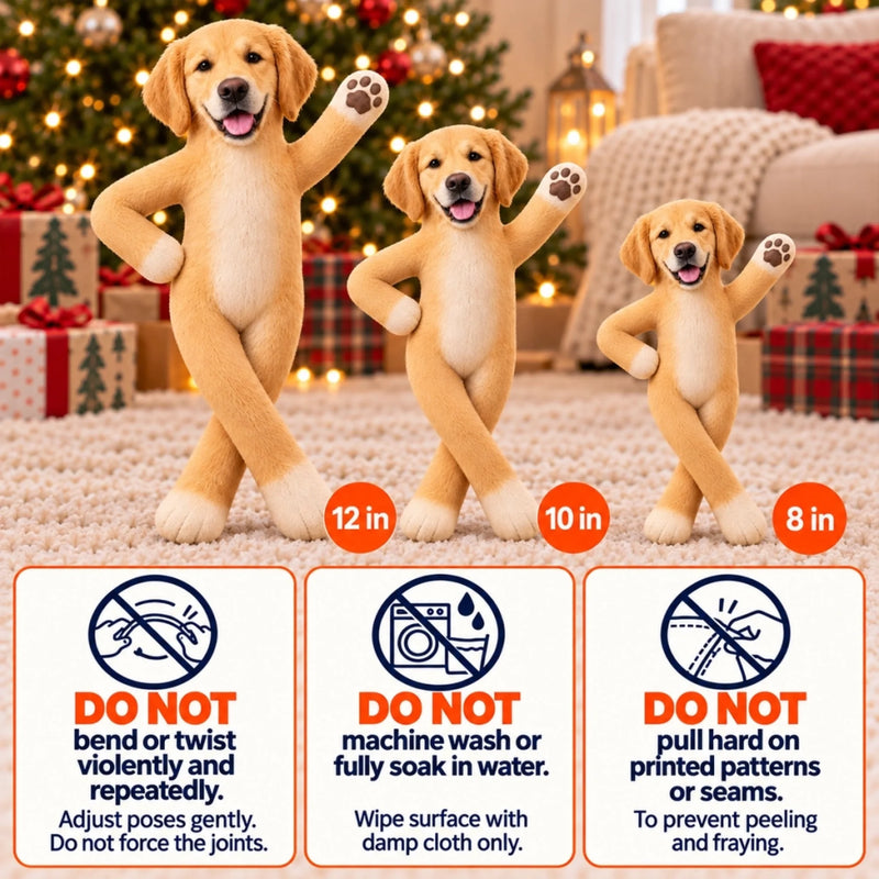 Custom Photo Funny Pet Christmas Gifts For Pet Lovers - Personalized Poseable Plush Doll