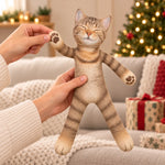 Custom Photo Funny Pet Christmas Gifts For Pet Lovers - Personalized Poseable Plush Doll