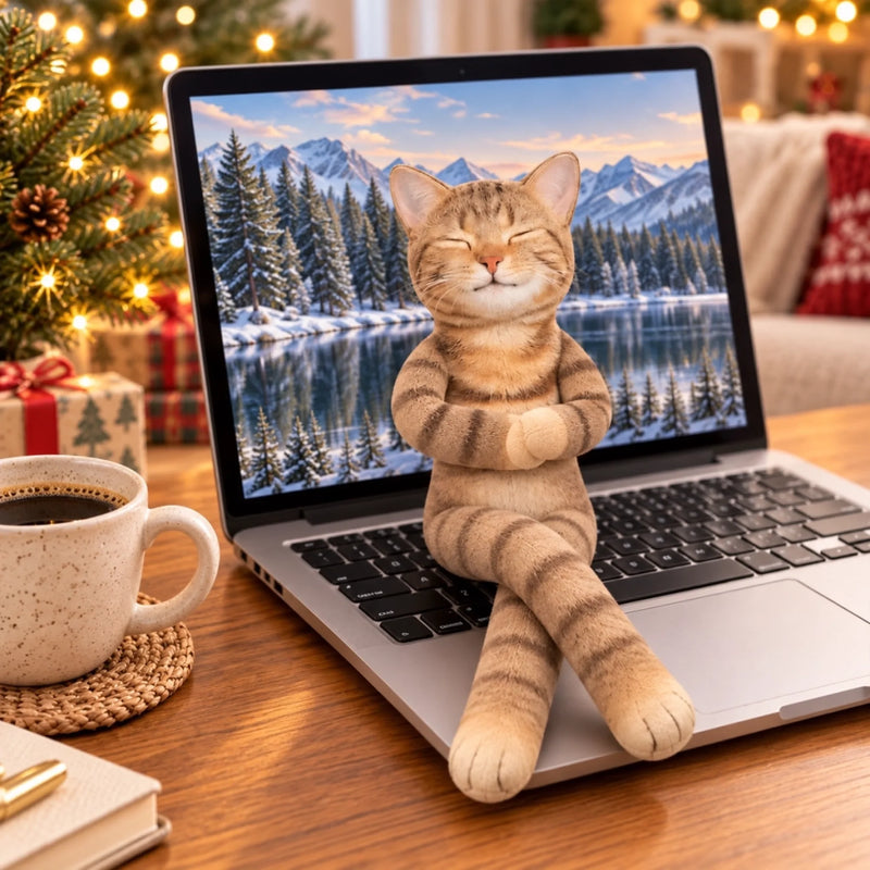 Custom Photo Funny Pet Christmas Gifts For Pet Lovers - Personalized Poseable Plush Doll