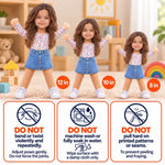 Custom Photo Kids Keepsake Gifts - Personalized Poseable Plush Doll
