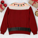 Custom Photo Ugly Sweatshirt - Personalized Christmas Birthday Gifts For Dog Cat Lovers, Dog Dad And Mom, Cat Owners - Furry Little Christmas Helpers