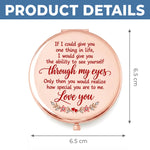 Custom Name From Mom to Daughter Keepsake Gifts - Personalized Compact Mirror